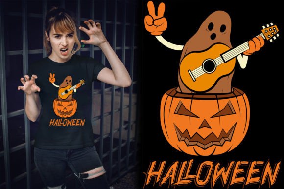Best Halloween Day Graphic Tshirt Design for Your Spooky Projects