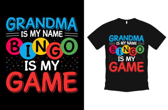 Bingo Gaming Graphic T Shirt Design: A High-Quality Vector for Creators