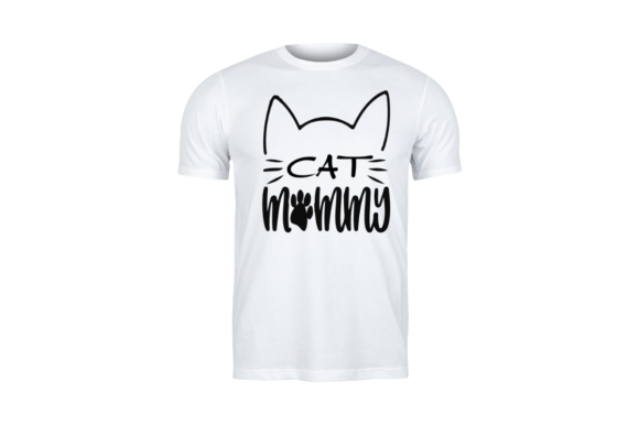 Cat Mummy SVG T-Shirt Graphic Design for Creators