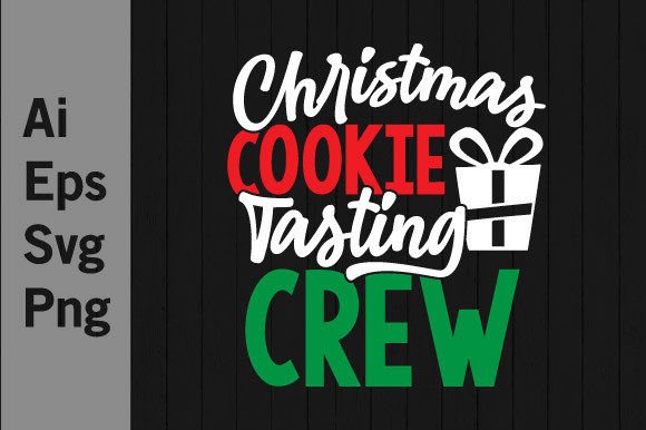 Christmas Cookie Tasting Crew Graphic: A Festive Design Essential
