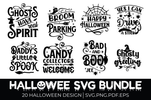 Halloween Bundle | 20 Designs Graphic: Your All-in-One Seasonal Toolkit