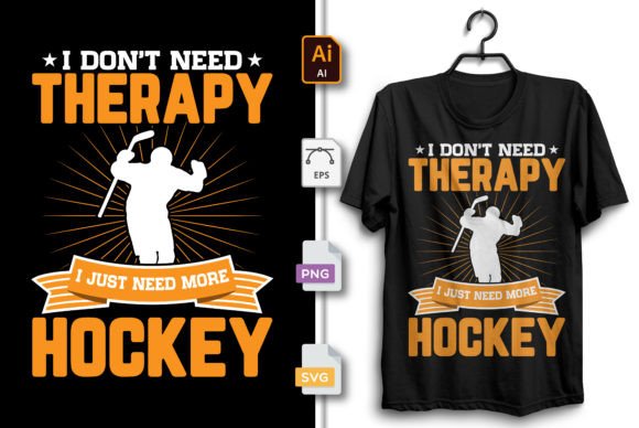 Hockey T-shirt Design Graphic: Beyond the Ice Rink