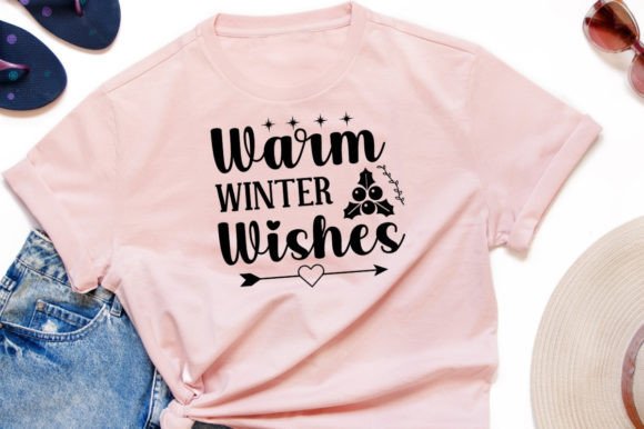 Warm Winter Wishes Graphic Design: A Cozy & Versatile Creative Asset
